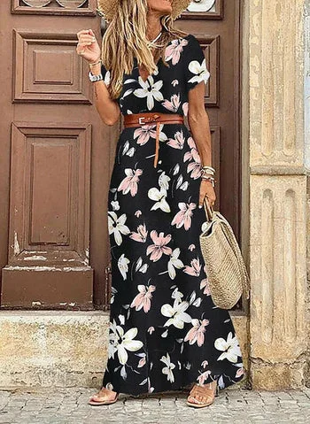 Boho paisley maxi dress