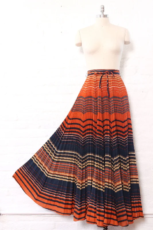 Elissa of California Autumnal Accordion Maxi XS/S