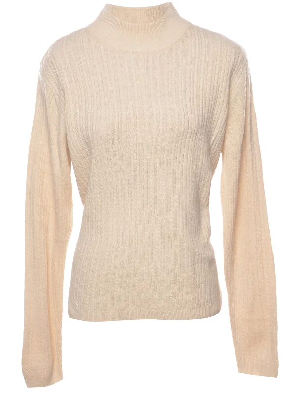 Cream Jumper - L