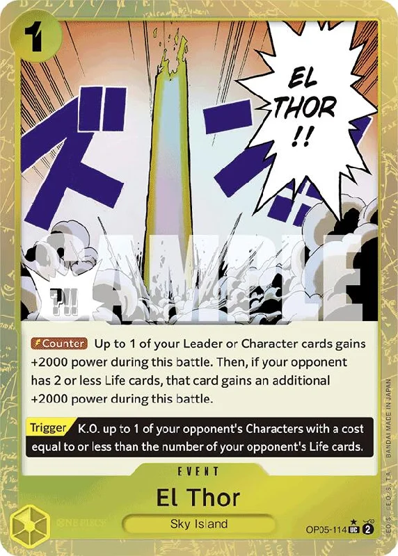 El Thor (Textured Foil) [Premium Booster -The Best-]