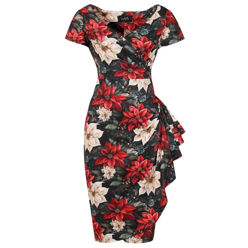 Elsie Dress - Poinsettia