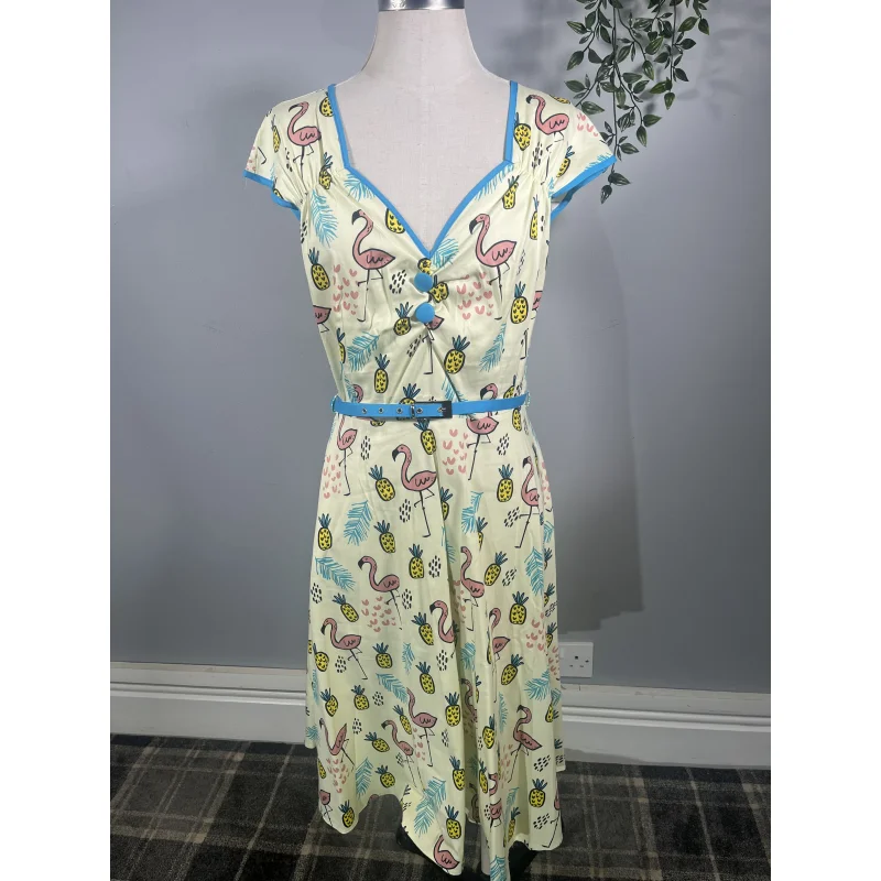 Isabella Dress - Vacation Flamingo (12)