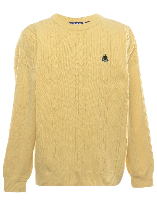 Izod Yellow Jumper - XL