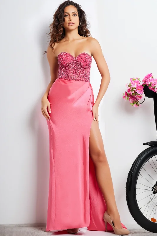 Jovani 26165 Strapless Embellished Prom Dress