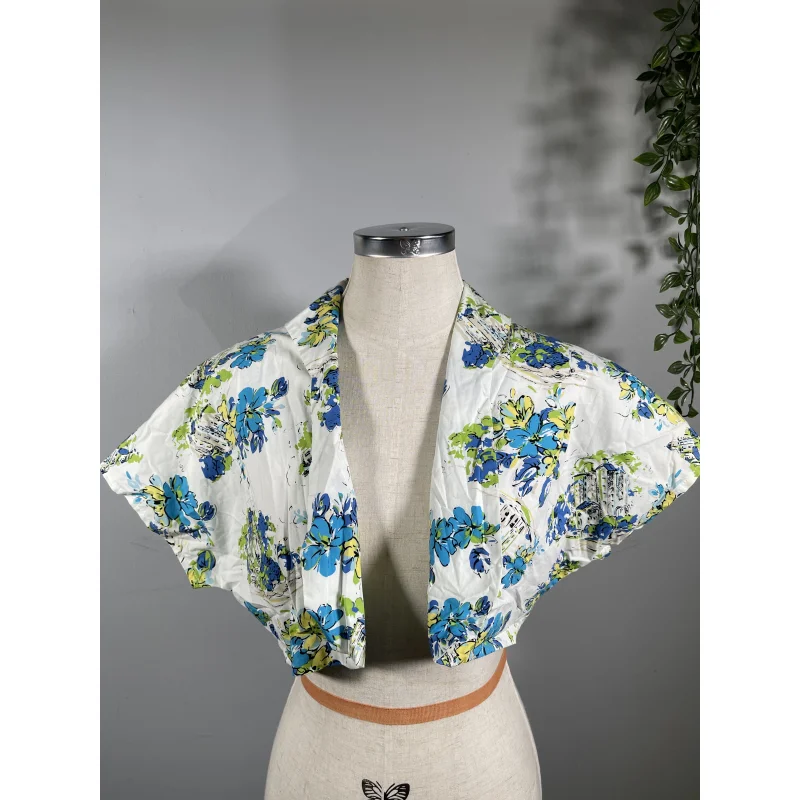 Lady V Bolero - Blue Flowers (L)