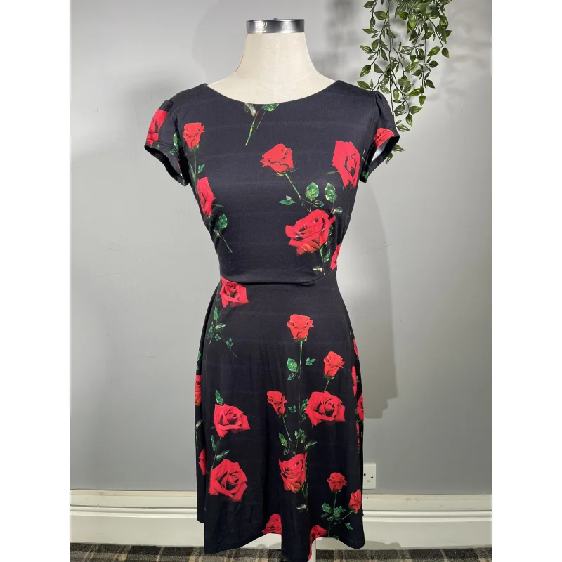 Lady V Dress - Red Rose (10)