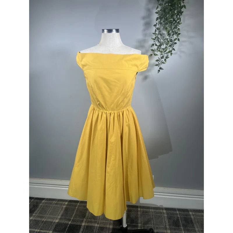 Lady V Dress - Yellow (10)