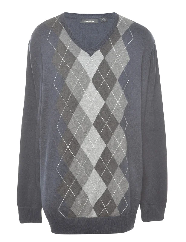 Liz Claiborne Argyle Jumper - XL