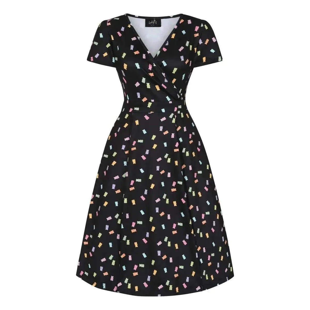 Lyra Dress - Gummy Bears Black