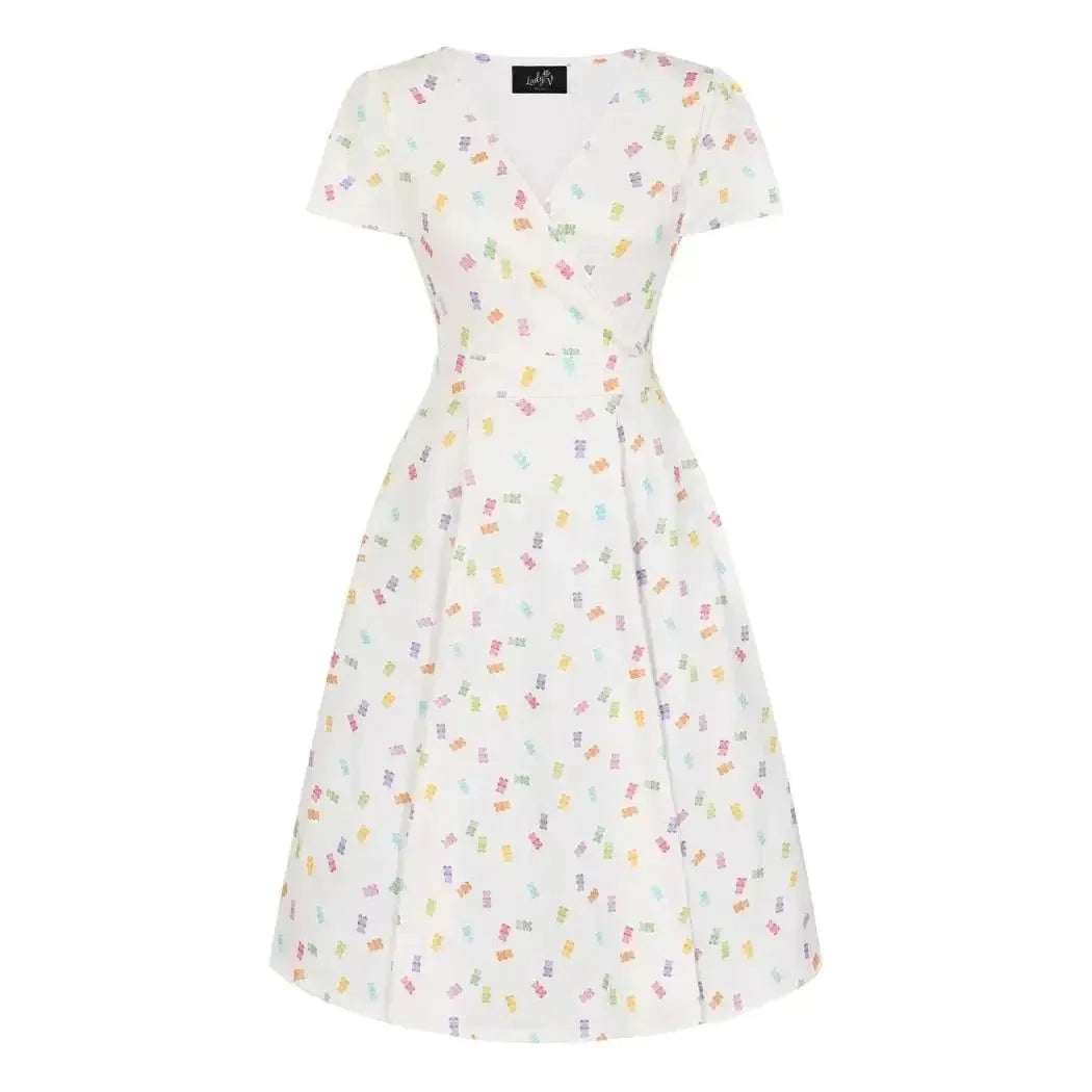 Lyra Dress - Gummy Bears Cream