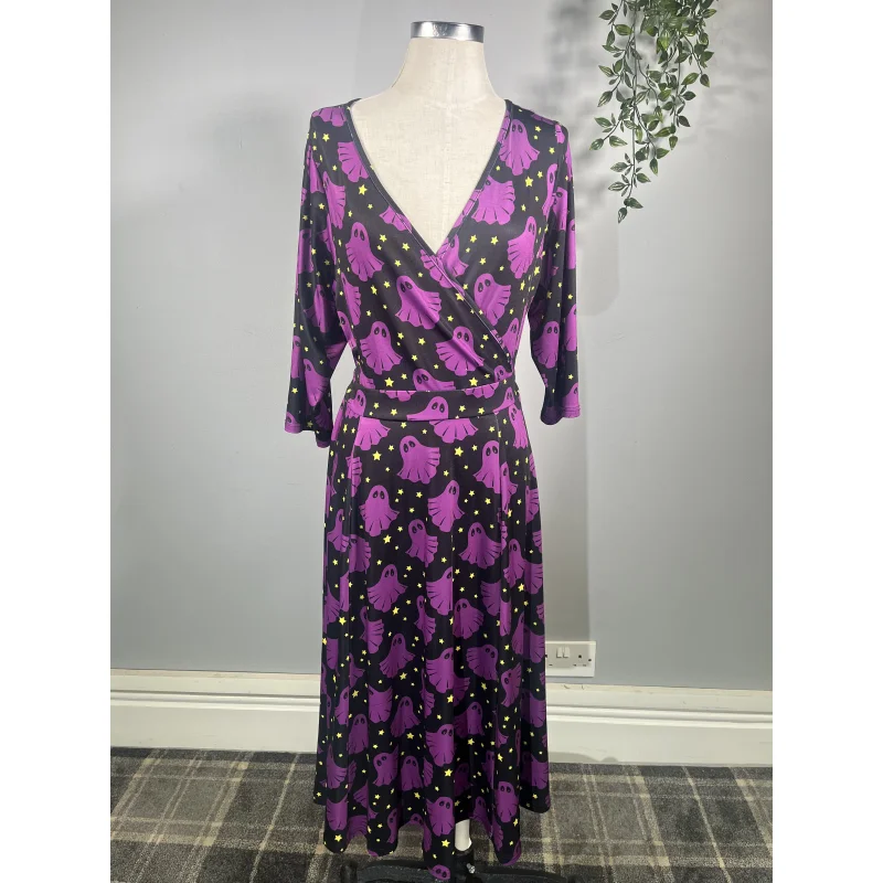 Lyra Dress - Purple Ghosts (14)