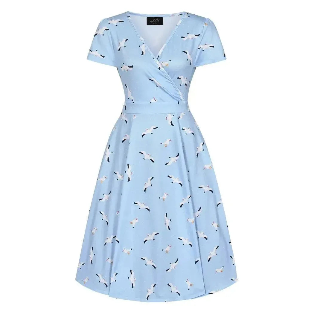 Lyra Dress - Seagulls