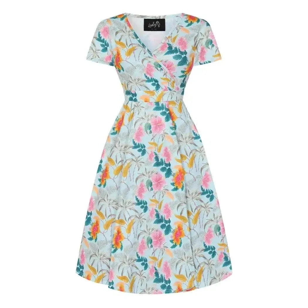 Lyra Dress - Tropical Holiday