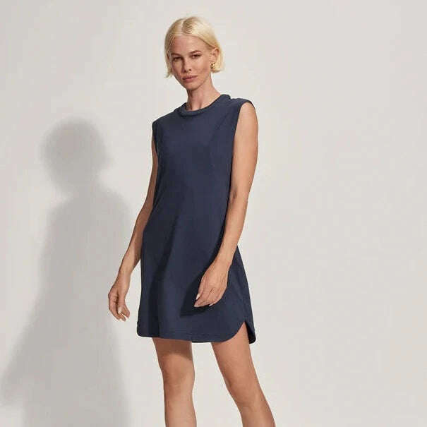 Varley - Naples Sleeveless Dress - Navy