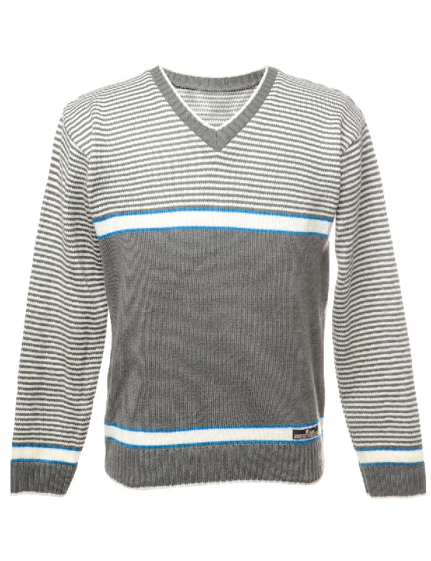 Striped Jumper - L