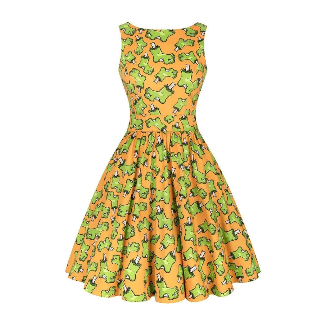 Tea Dress - Frankie's Foot Orange