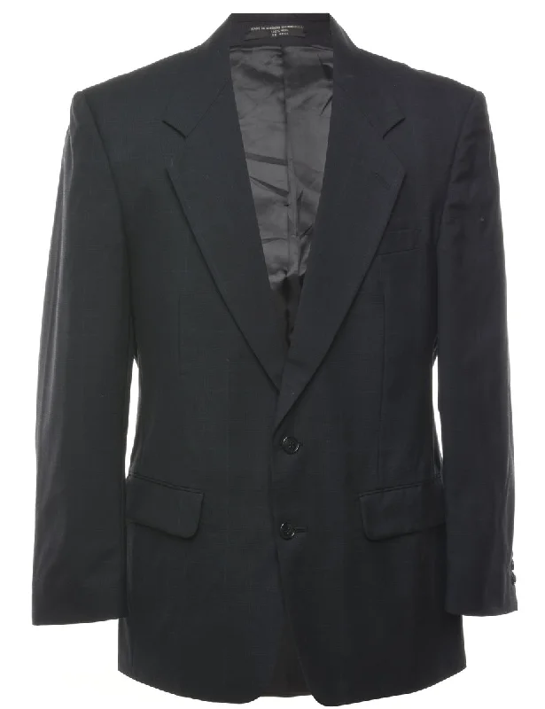 Wool Black Blazer - L