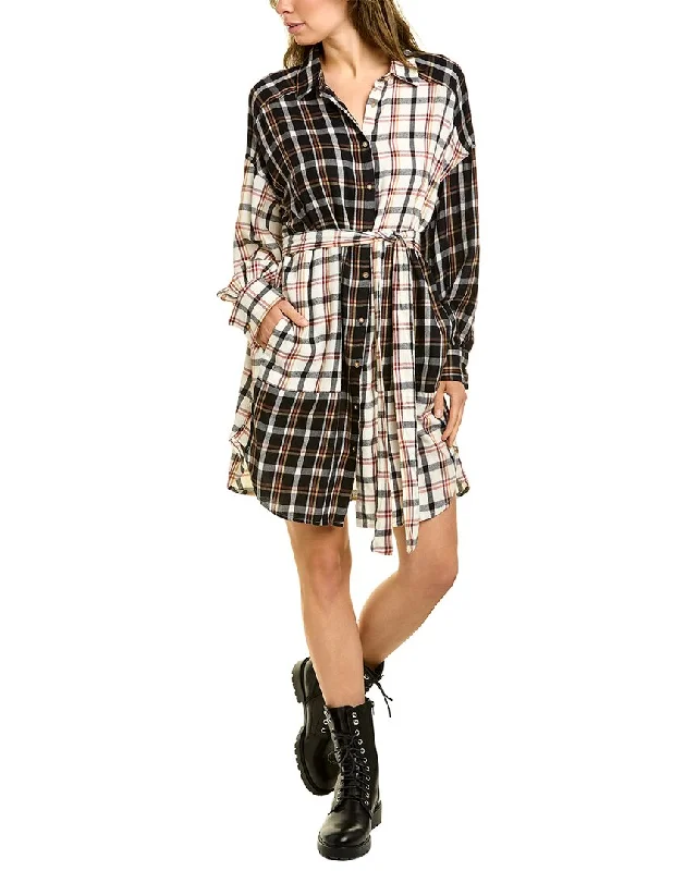 French Connection Panita Check Shirtdress