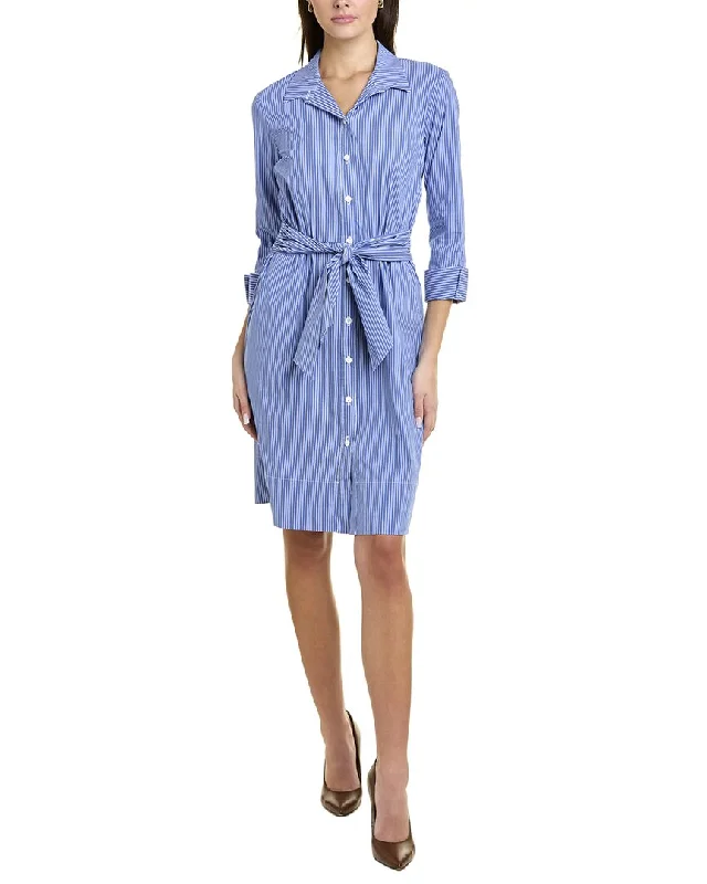 Joseph Ribkoff Tie Waist Shirtdress