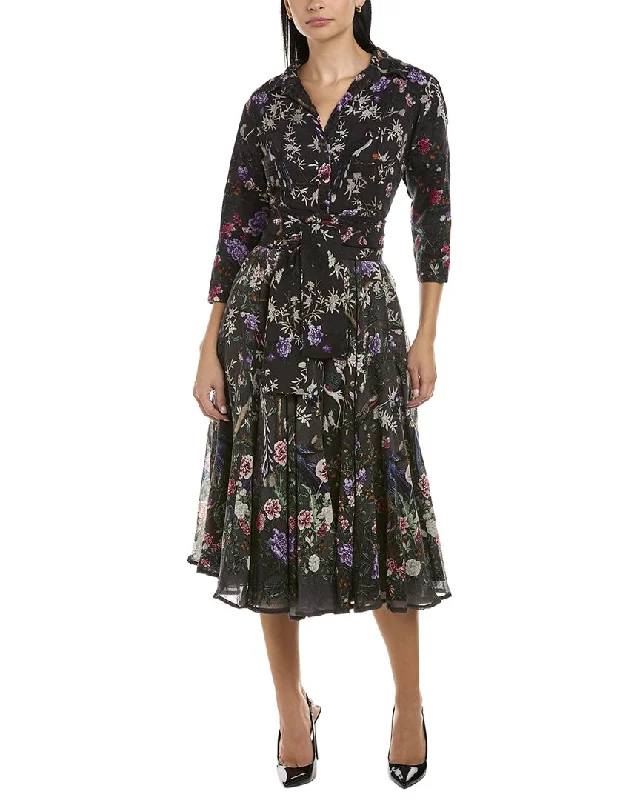 Samantha Sung Aster Shirtdress